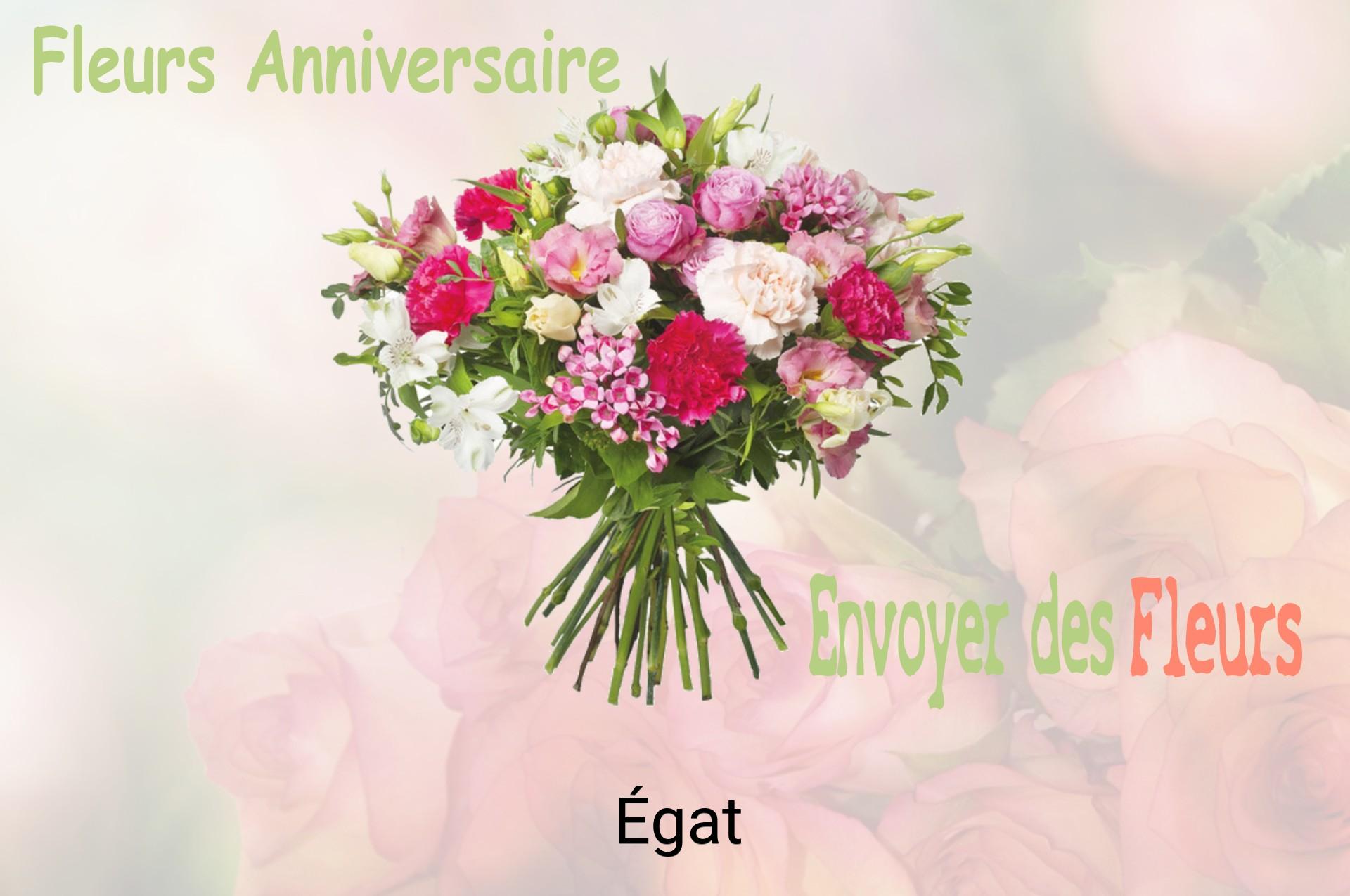 Bouquet de fleurs d’anniversaire livré à Égat